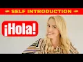 HOW TO introduce yourself in SPANISH like a NATIVE speaker