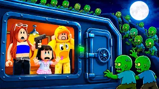 Sobrevivimos 100 Noches al APOCALIPSIS ZOMBIE en el BÚNKER MÁS SEGURO de Roblox!!