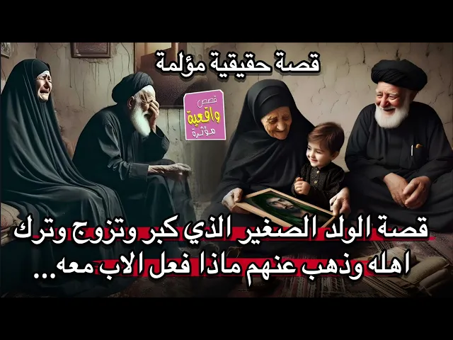 ⁣قصة الولد الصغير الذي كبر وتزوج وترك اهله وذهب عنهم ماذا فعل الاب معه...