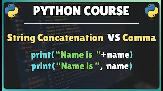 27 Python print Tutorial String Concatenation vs Comma Explained for Beginners