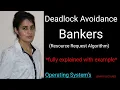Lec24 Deadlock Avoidance Bankers Resource Request Algorithm with example Operating System