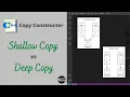 Shallow Copy vs Deep Copy Types of Copy Constructor C