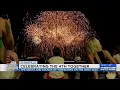 Fireworks show held in downtown Evansville