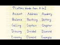 7 letters words from A to Z Seven Letter Words 7 Letter Word in English 7 Letter Words for kids