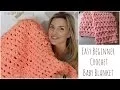 Easy Beginner Crochet Baby Blanket Tutorial