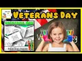 Color the Flag for Veterans Day - Preschool Kids Activity