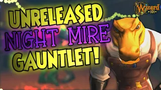 EXCLUSIVE LOOK UNRELEASED Night Mire Gauntlet Wizard101