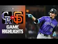 Rockies vs Giants Game Highlights 26 MLB Highlights