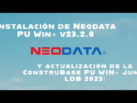 Download MP3 Instalación de Neodata PU Win+ v23.2.0 y CONTRUBASE JUNIO 2023