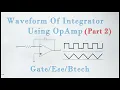 Waveform Of Integrator Opamp Lec 12