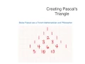 Creating Pascal s Triangle