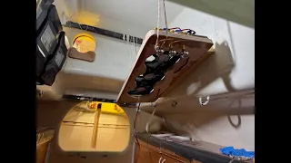 The hinges for the fans are in a good position.