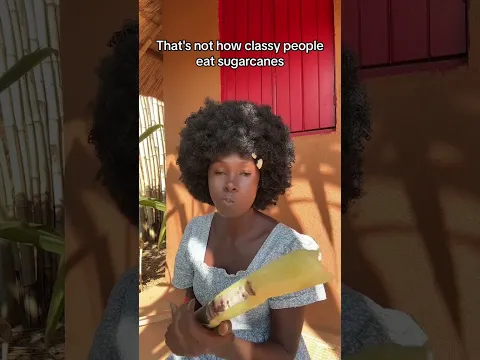 That’s not how classy people eat sugarcane