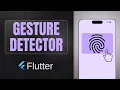 GestureDetector widget Flutter