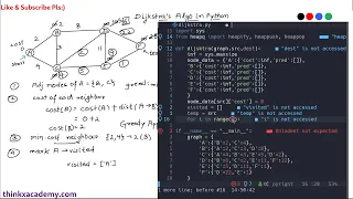 7 5 Dijkstra Shortest Path Algorithm in Python