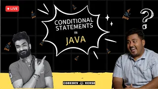 Java Conditional Statements Explained if else else if switch - Full Live Class in Hindi