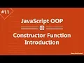 Learn JavaScript OOP in Arabic - Constructor Function Introduction