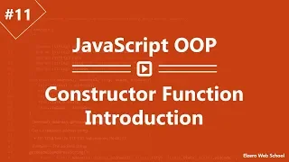 Learn JavaScript OOP in Arabic - Constructor Function Introduction