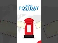 Lagu World Post Day 9th October #worldpostalday #nationalpost #shorts  #shortsvideo