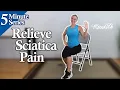 5 Minute Gentle Seated Stretches To Help Relieve Sciatica Pain Beginner Level