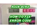 Rain Bird Error Message and How To Fix It by Replacing the Solenoid Valve