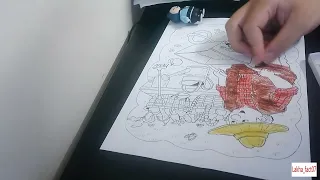 Coloring Picture of Warrior Logo 14 Echoes of emir