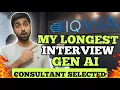 How Cracked IQVIA Interview Gen AI Consultant Hiring Process Questions