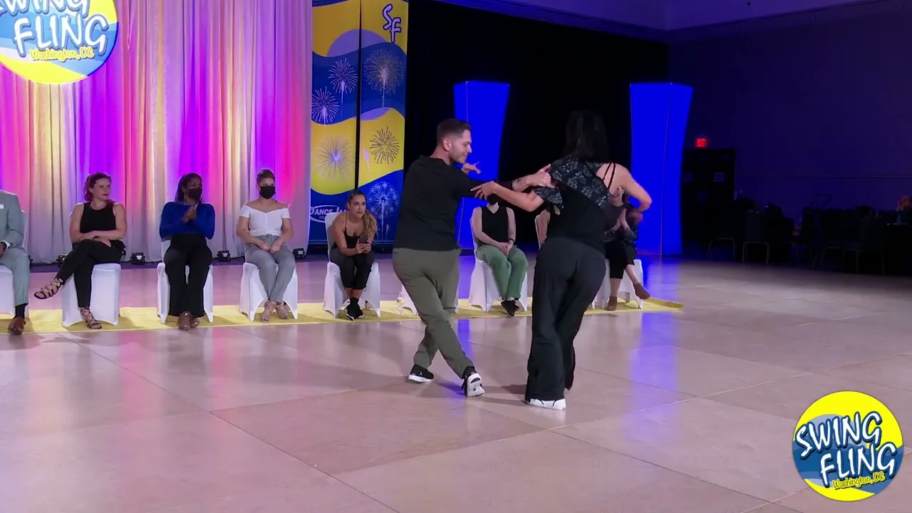 Swing Fling 2022 Invitational Jack & Jill Thibault Ramirez & Susan Kirklin
