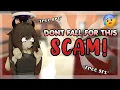 DONT FALL FOR THIS SCAM IN ROBLOX -