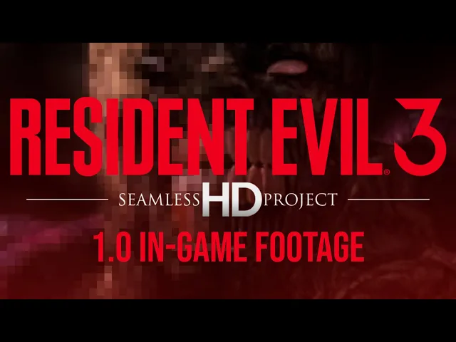 Resident Evil 3 - Seamless HD Project - 1.0 In-game footage (Dolphin HD Texture pack)