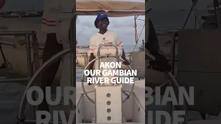 Agent Akon comes to my assistance #windedvoyage #sailinglife #sailing #gambia gambia