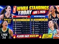 2026 WNBA Standings Latest Rankings Today