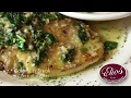 Calamari Steak in lemon wine butter and fresh garlic sauce EliosDining com By Playback net