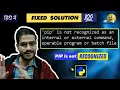 pip is not recognized as an internal or external command how to install pip in python