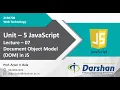 Unit 5 Document Object Model in JavaScript