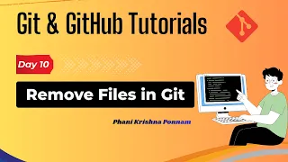 Day10 - git rm git Remove Rename files Git GitHub