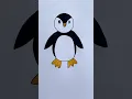 How to draw easy penguin
