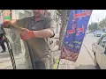 The operator went to the city to replace the glass; what was the end of the story?