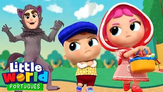 Joãozinho, Chapeuzinho Não Fala com Estranhos! 🧺 | O Mundo de Nina e Nico - Little World Português