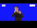 'Three little birds'  | British Sign Language