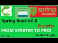 Spring Boot 4 0 0 Spring Security 7 part 16 - Thymeleaf and a Custom Login Form