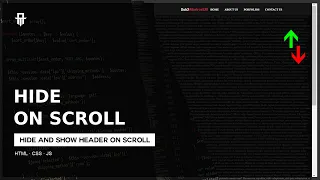 Header on Scroll Html CSS JS