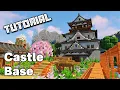 Fantasy Japanese Castle Base Part 2 Minecraft Tutorial