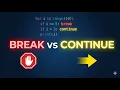 Break vs Continue vs Pass in Python Explained Simply for Beginners
