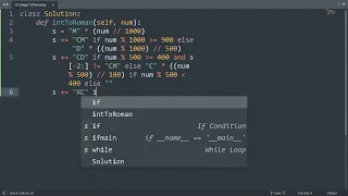 Leetcode 12 Integer to Roman in Python Python Leetcode Python Coding Tutorial Interview