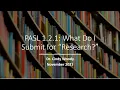 PASL 1 21 Selecting an Artifact to Demonstrate Research