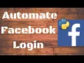 Facebook Login Automation in 10 lines of code Python 3 6