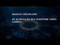 Reduce AWS Billing by Scheduled EC2 Downtime using Lambda