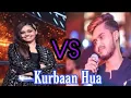 Lagu Kurbaan Hua Cover Song  (Shanmukha Priya vs Kunal) #shorts