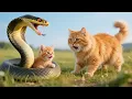 Download Lagu Kitten Attacked by Snake - Mother Cat’s Heroic Rescue! 🐍 Cat Videos 🐱 Kucing | Cute Cat | Meow Meow